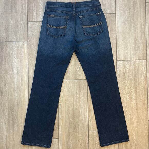 Ariat M5 Slim Straight Jeans 32x34 Dark Wash Denim Stretch Men’s Western Cowboy - Picture 2 of 10